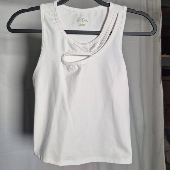 Jessica Simpson Tops - Jessica Simpson Athletic Top Women's Small White Soft!